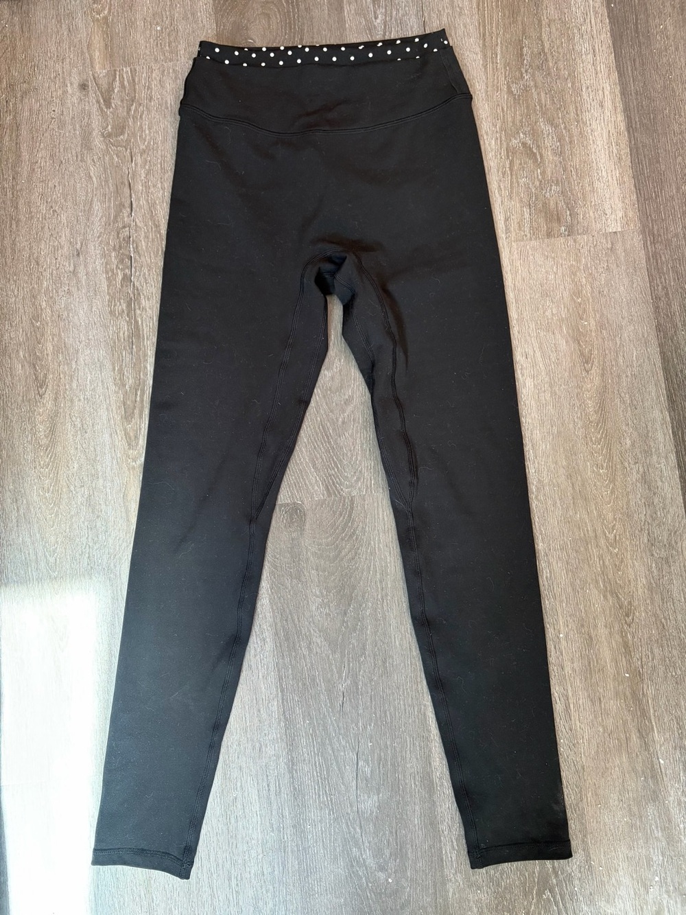 Liaison the Label Black Polka Dot V1 layered sculpt pants leggings